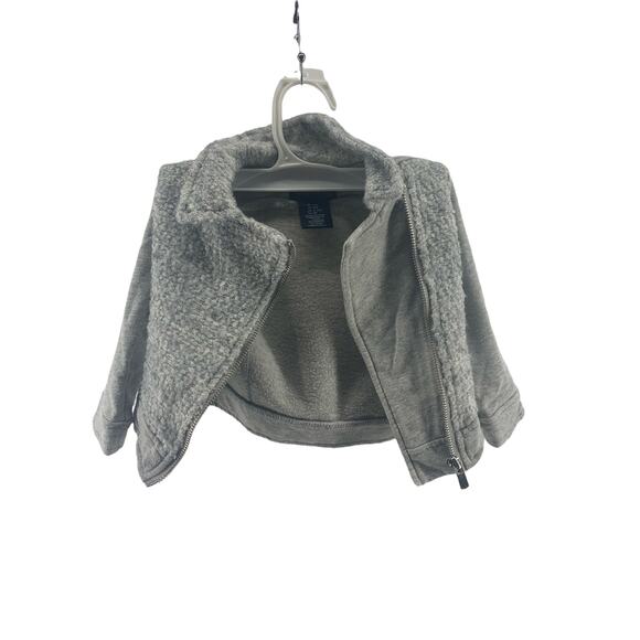 Cynthia Rowley Baby Girls' Gray Faux Fur Full Zip Jacket Size 12 Months - Picture 1 of 4